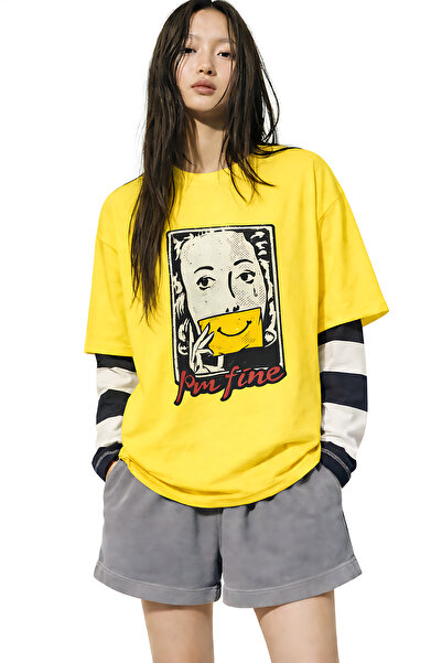 ArtYus Μπλουζάκι I’m Fine με στάμπα Unisex Oversize – Βαμβακερό μπλουζάκι με ...