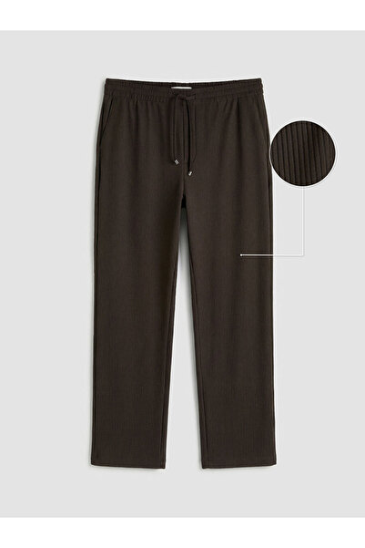 LC Waikiki Brown Standard Fit Men's Trousers