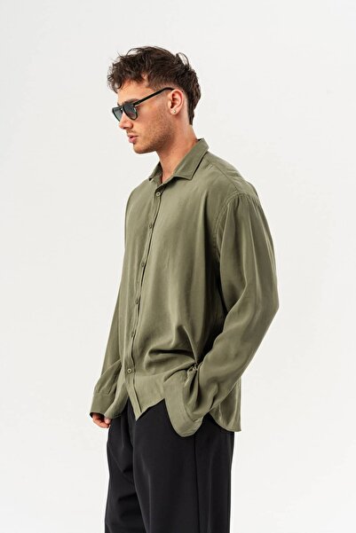 go gang own Μακρυμάνικο πουκάμισο από ύφασμα Drift Modal Oversize