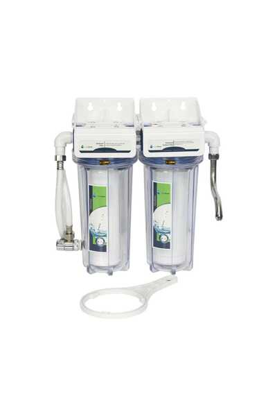 Crystal Drops Water Filter Dual With Cartridge
