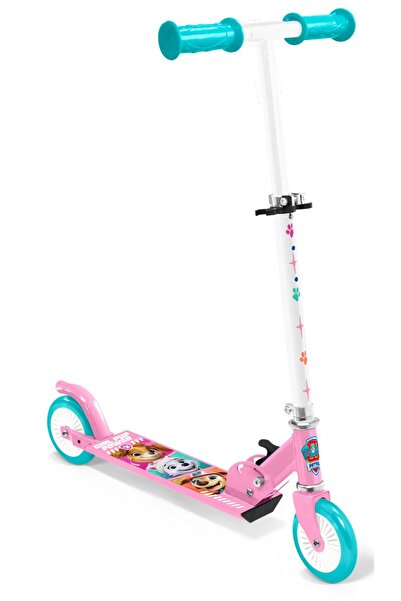 STAMP Paw Patrol Pink foldable scooter, with 2 wheels, adjustable handlebar, ...