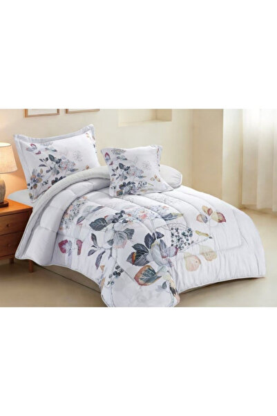 smart home Luxury 4-Piece Quilted Bedding Set 230x170cm Soft Duvet Fitted She...