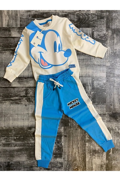 YARENKİDS Детски анцуг комплект, овърсайз, свободна кройка, двулицев, с щампа