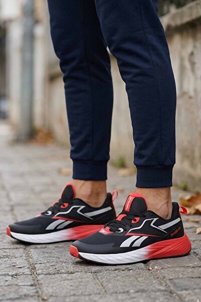 Reebok Men's Black-Red Running Shoes - Lightweight Training and Walking Sneaker