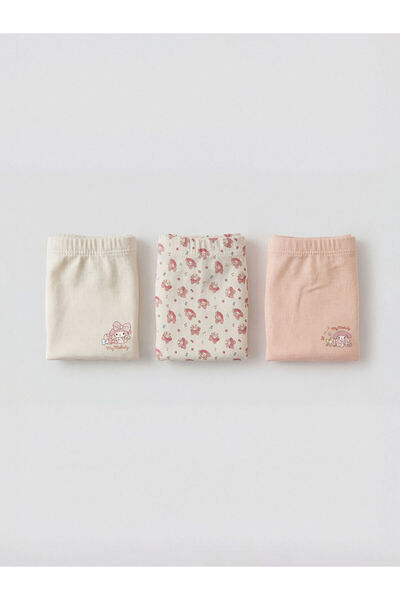 LC Waikiki Peak New Season My Melody Licensed Girls' Boxer Shorts 3-Piece Set