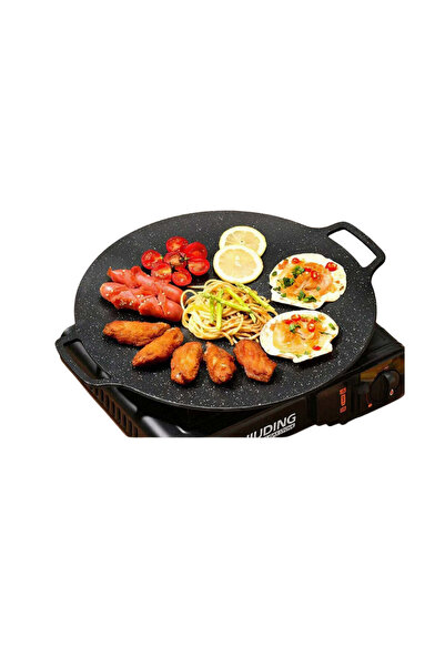 OEM Round Japanese Plate with Handles 32 cm – Non-Stick Grill