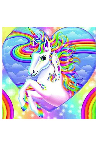 ParNarZar ParNarZar diamond painting set, 35 x 35 cm, unicorn pattern, resin,...