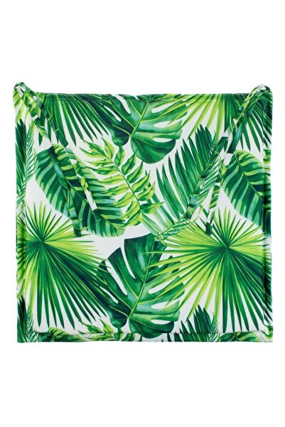 OEM Pernă de vară pentru scaun de exterior, impermeabilă, cu frunze verzi tro...