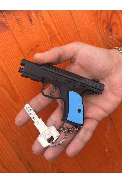 Nivu Stres Giderici Fidget Oyuncak Tabanca Anahtarlık – Mini CZ Shadow Model