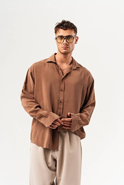 go gang own Μακρυμάνικο πουκάμισο από ύφασμα Drift Modal Oversize