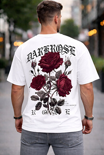 dont quıt تي شيرت أبيض كبير الحجم 100% قطن داركوروز