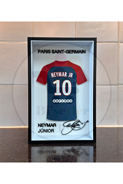 Bi'şeyler Sepeti Neymar Jr. - Paris Saint-Germain - Forma İmzalı Çerçeve Hedi...