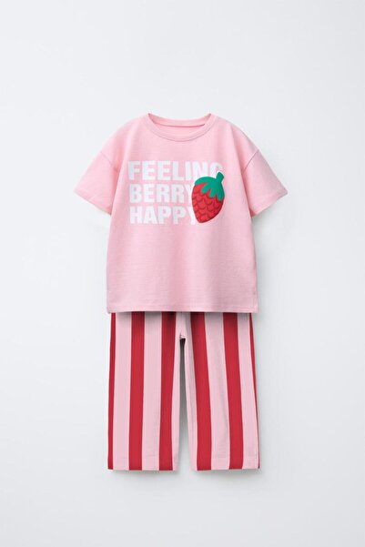 Pufiko Kids Strawberry Printed Set