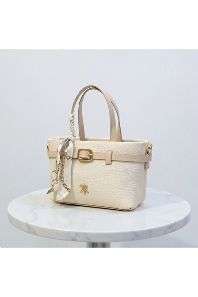 H&D COLLECTİON Polo of Colors Women's Small Bag with Belt and Scarf Detail