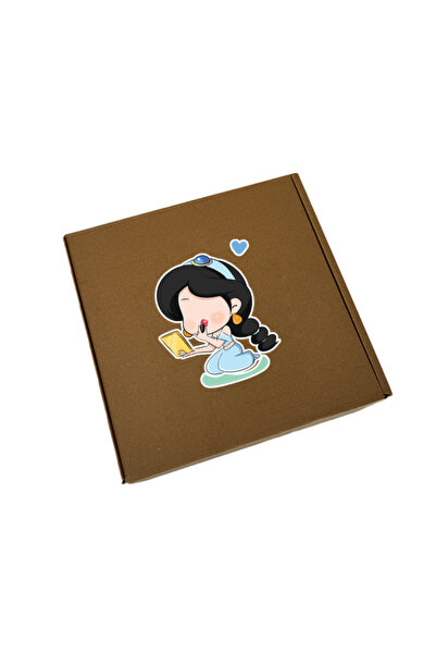 Printoot Jasmine Princess Gift Box Set 6 Piece Notebook Tote Bag Large Tumble...