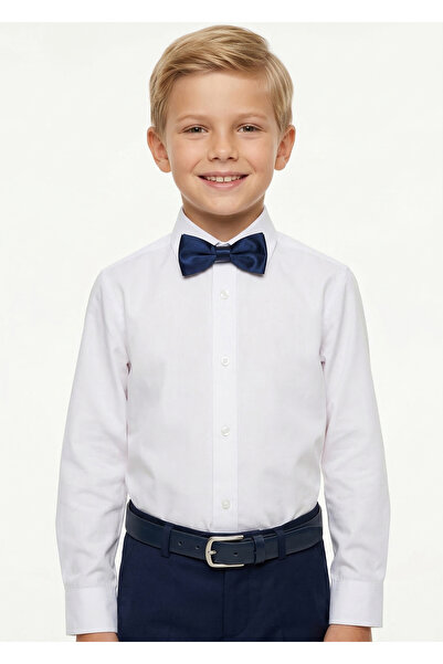 Doctor junior Boy's White Shirt and Navy Blue Bow Tie Set - 23 April Holiday ...