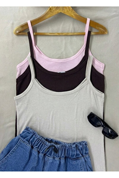 skycott Women's 3-Piece Viscose Strap Basic Bodysuit Set – Soft Textured Flex...