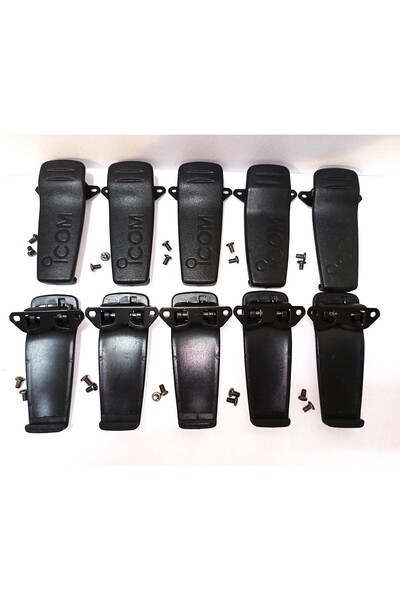 Icom Universal Belt Clip Compatible with – Replacement Accessory (10 PCS Pack)