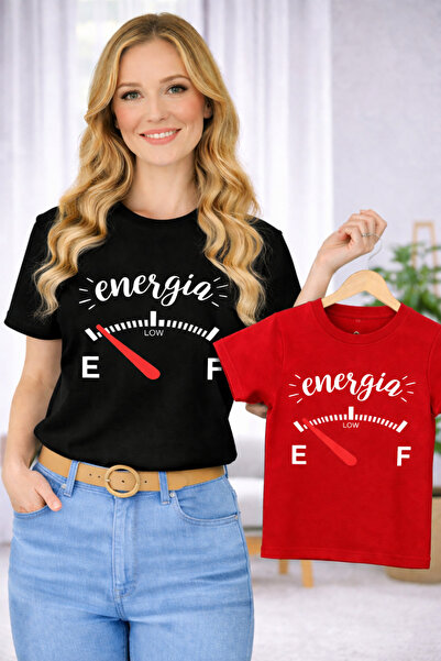 VODEXA Majka Unisex Dječja Kombinacija Oversize T-Shirt Majica za Dvoje MATER...