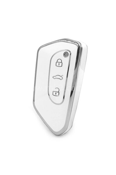 BARKAS ELEKTRONİK Seat Leon Cupra Leon Formentor Nano Key Protection Case Whi...
