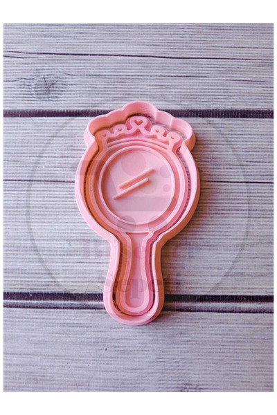 Bi'şeyler Sepeti Hand Mirror Cookie Mold Cookie Cutter - 2 Pieces