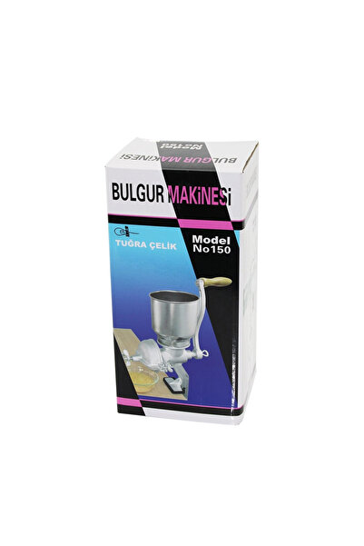 DGSTYL3 Tuğra Çelik Bulgur Grain Grinding Machine with Handle Grinder and Vise
