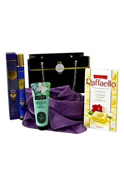 velve Σετ δώρου πρέμιουμ Πολυτελές Μαύρο, με μαντήλι, άρωμα Haya 35 ml, κρέμα...