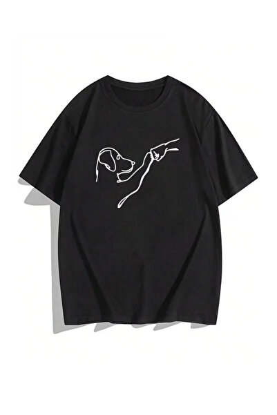 Pink Sky Tricou oversize 100% bumbac unisex, potrivire confortabilă, tendință...