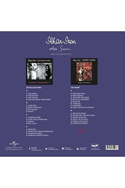 Empressco İlhan Irem Aşk Sensin Özel Koleksiyon 2 CD Seti