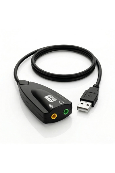 Deppo Trend USB to 3.5mm Jack Converter USB to Headphone Microphone Sound Car...