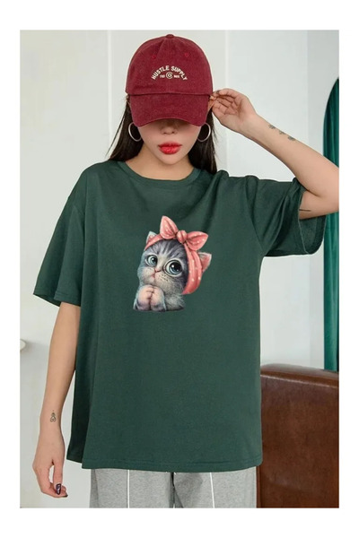 Pink Sky Tricou oversize 100% bumbac unisex, potrivire confortabilă, tendință...