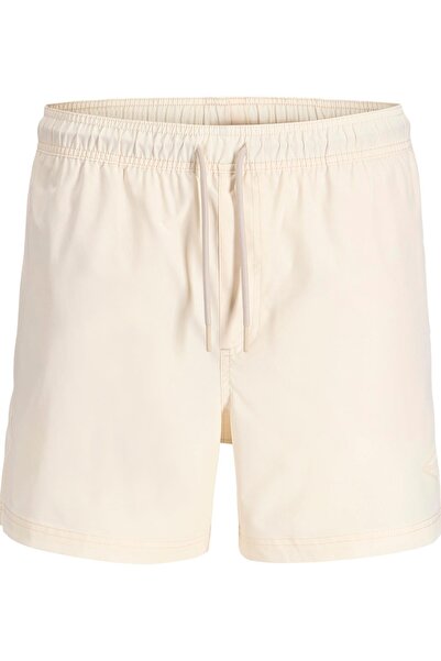 Jack & Jones JPSTMAUI Tropic Erkek Deniz Şortu Regular Fit Siyah Mayo Şort