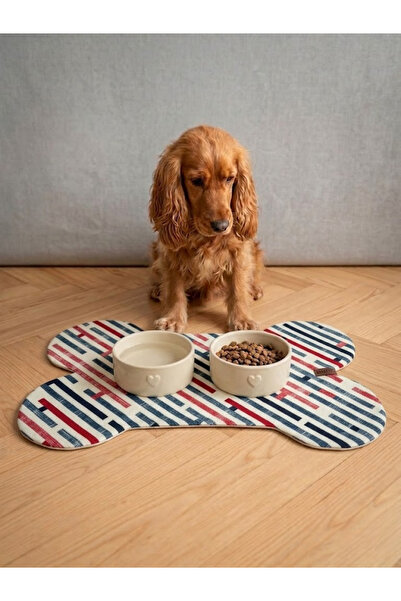Pet Mat - WOOF Köpek Mama ve Su Kabı Servisi/Matı 60x38