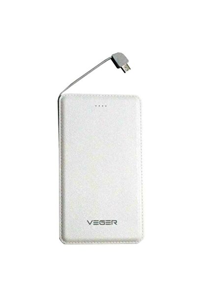Veger فيجر باور بنك محمول مع كابل مدمج 5000 مللي أمبير / ساعة