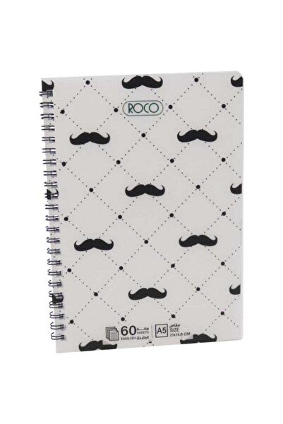 Roco Notebook Floral A5 60 Sheets Double Ruled