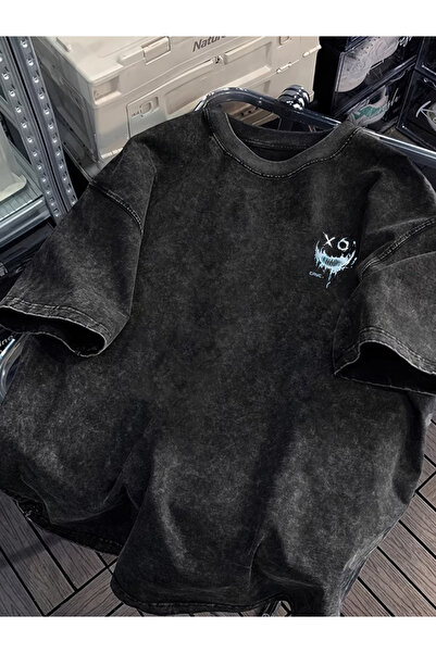 valeriae Ανοιχτό γκρι πλυμένο casual μπλουζάκι - Άνετη εφαρμογή από την Urban...