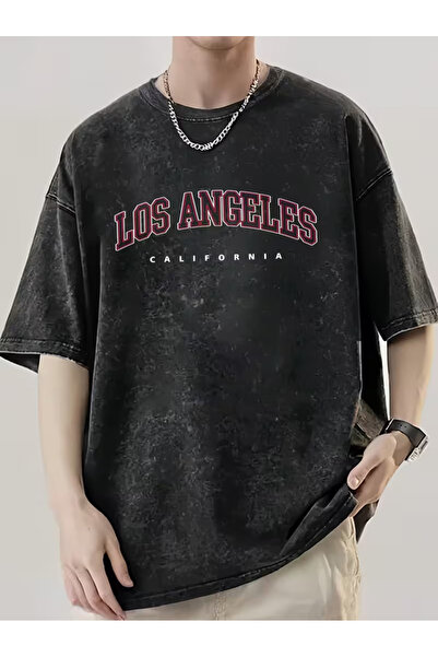 valeriae Ανοιχτό γκρι πλυμένο casual μπλουζάκι - Άνετη εφαρμογή από την Urban...