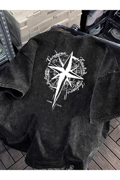 valeriae Tricou casual gri cenușiu spălăcit - Colecția Urbană, croială confor...