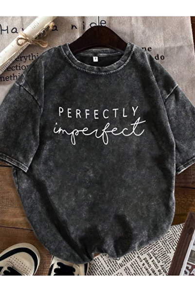 valeriae Tricou casual gri cenușiu spălăcit - Colecția Urbană, croială confor...