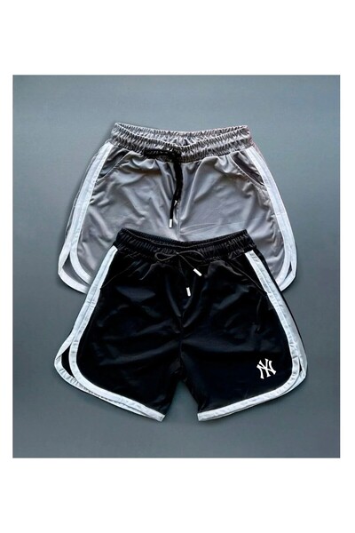 FS CABİN Trend Petek Fabric 2-Pack Jr Printed Shorts with Print