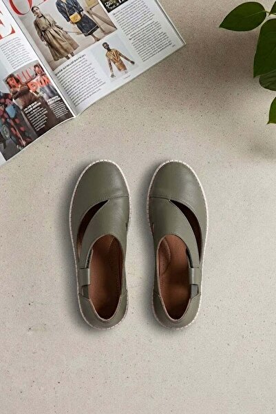 Ayakkabı Fuarı Elit 26YSLNVT01C Γυναικεία παπούτσια casual από γνήσιο δέρμα π...