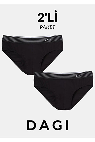 Dagi Ανδρικά εσώρουχα βαμβακερά σλιπ 2 τεμαχίων - Άνετη εφαρμογή & ελαστικά