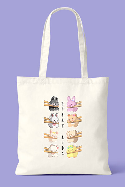 Hayali Şeyler Stray Kids Printed Cloth Bag