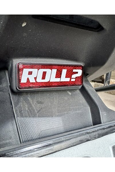 İŞCAN MOTOR Roll Sticker Beyaz 8cm 2 Adet Motor-Kask-Araba Sticker