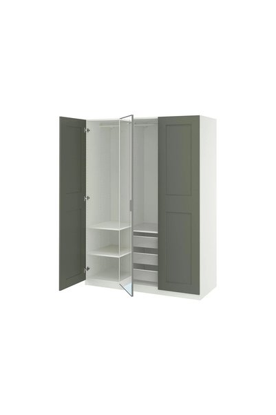 IKEA Çok Renkli Modern Kapaklı Gardırop