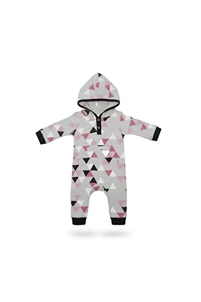 Bambimici -Printed BodySuit with Hoodie - Multicolors, 03M to 09M