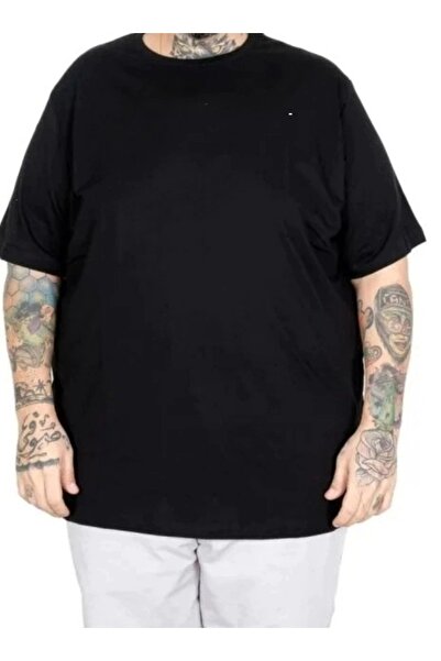 cusseli Big Size Men's T-Shirt Basic 20031 Black