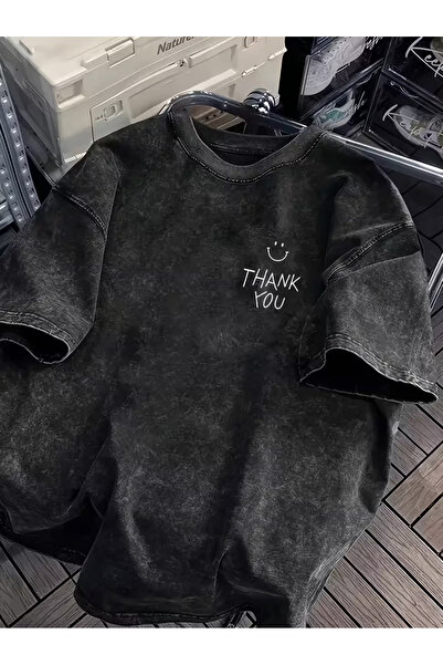 valeriae Ανοιχτό γκρι πλυμένο casual μπλουζάκι - Άνετη εφαρμογή από την Urban...