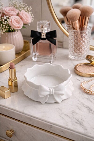 Claraco Ribbon Detailed Jewelry and Accessory Organizer 🎀 |   Elegant Decora...