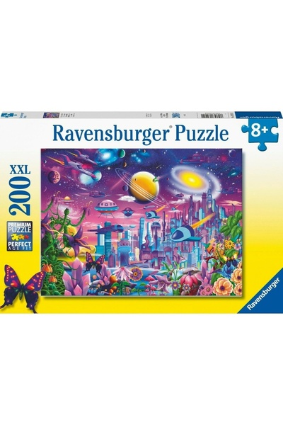 RAVENSBURGER Puzzle Orașul Cosmic, 200 de piese